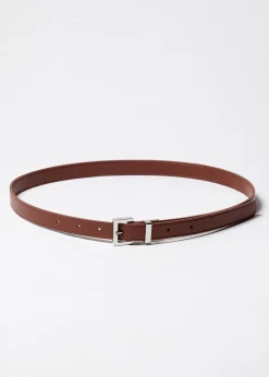 Love, Bonito Weekend|Casual*Frame Buckle Vegan Leather Belt