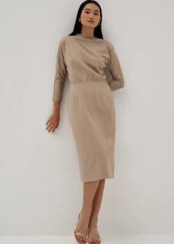 Love, Bonito Work Dresses*Fritzi High Neck Column Midi Dress