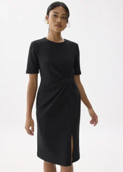 Love, Bonito Work Dresses|Work*Front Twist Column Midi Dress