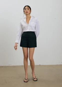Love, Bonito Petite-Friendly|Weekend*Fumiko Ribbon Tweed High Waist Shorts