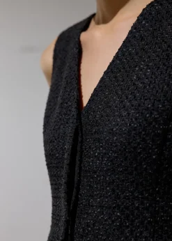 Love, Bonito Party Tops|Party & Occasions*Fumiko Ribbon Tweed Vest Top