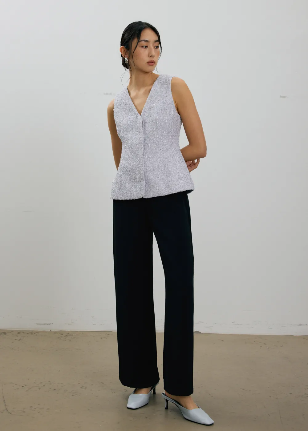 Love, Bonito Party Tops|Party & Occasions*Fumiko Ribbon Tweed Vest Top