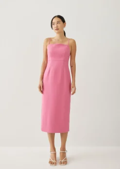Love, Bonito Party Dresses|Party & Occasions*Geline Padded Tweed Column Midi Dress