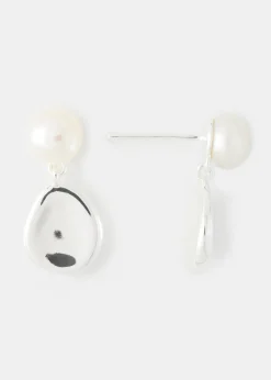 Love, Bonito Party & Occasions|Bags & Accessories*Gold Pearl Drop Earrings