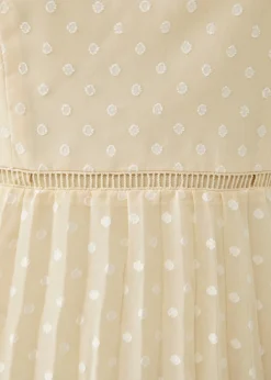 Love, Bonito Party Dresses*Hailey Pleated Dobby Dot Camisole Dress
