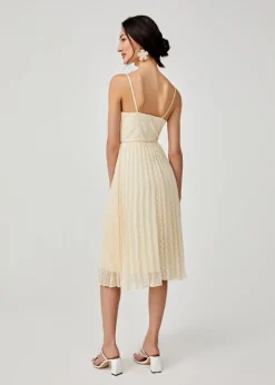 Love, Bonito Party Dresses*Hailey Pleated Dobby Dot Camisole Dress