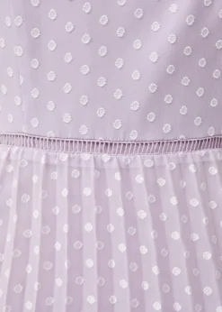 Love, Bonito Party Dresses*Hailey Pleated Dobby Dot Camisole Dress
