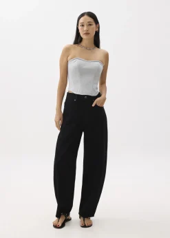 Love, Bonito Weekend & Vacation Pants|Casual Pants*High Waist Denim Barrel Jeans