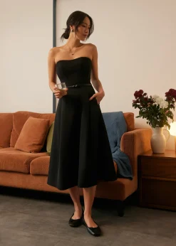 Love, Bonito Party & Occasions|Work*High Waist Flare Midi Skirt