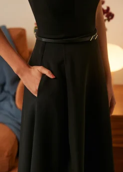 Love, Bonito Party & Occasions|Work*High Waist Flare Midi Skirt