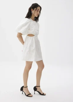 Love, Bonito Party Dresses|Party & Occasions*Jacquard Puff Sleeve Fit & Flare Mini Dress