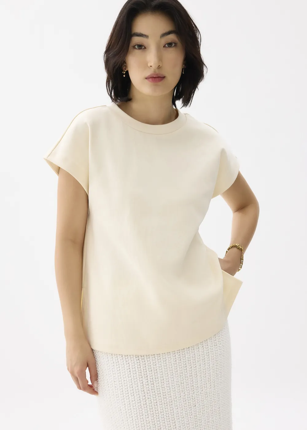 Love, Bonito Casual Tops|Weekend*Jersey Round Neck Tee