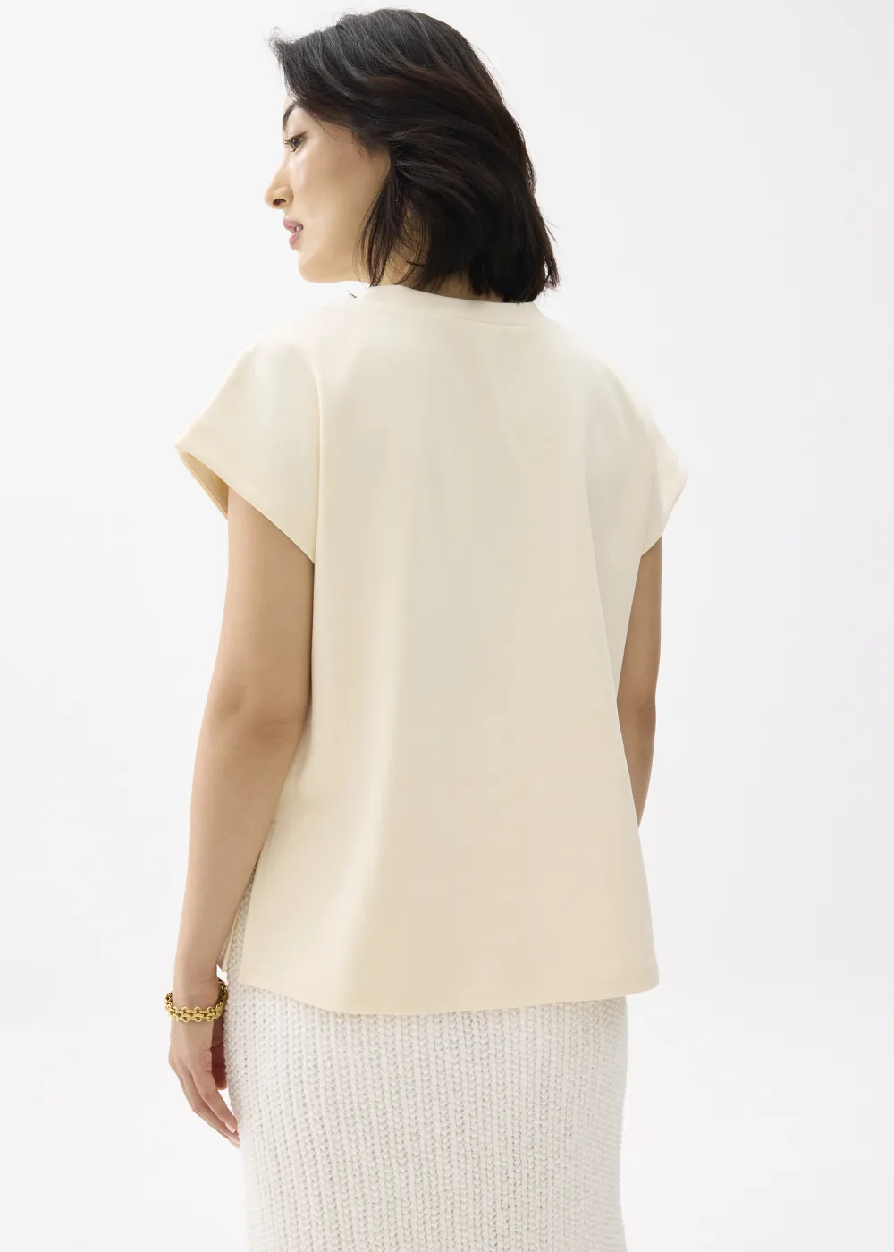 Love, Bonito Casual Tops|Weekend*Jersey Round Neck Tee