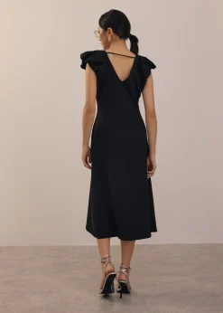 Love, Bonito Party & Occasions|Dresses*Jersey V-neck Fit & Flare Midi Dress