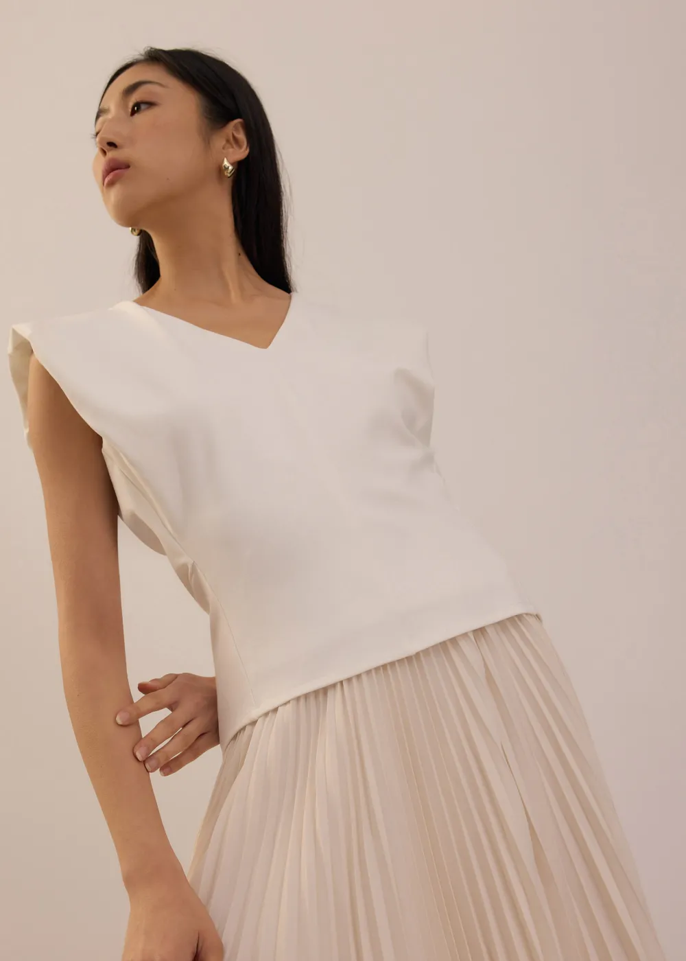 Love, Bonito Work|Tops*Jersey V-neck Top