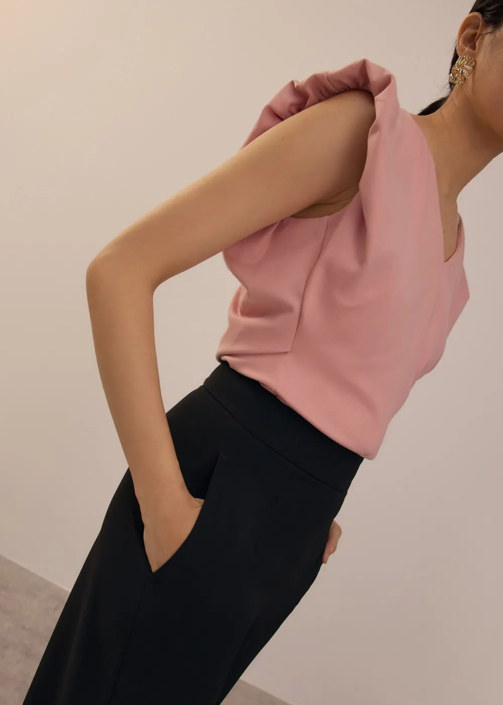Love, Bonito Work|Tops*Jersey V-neck Top