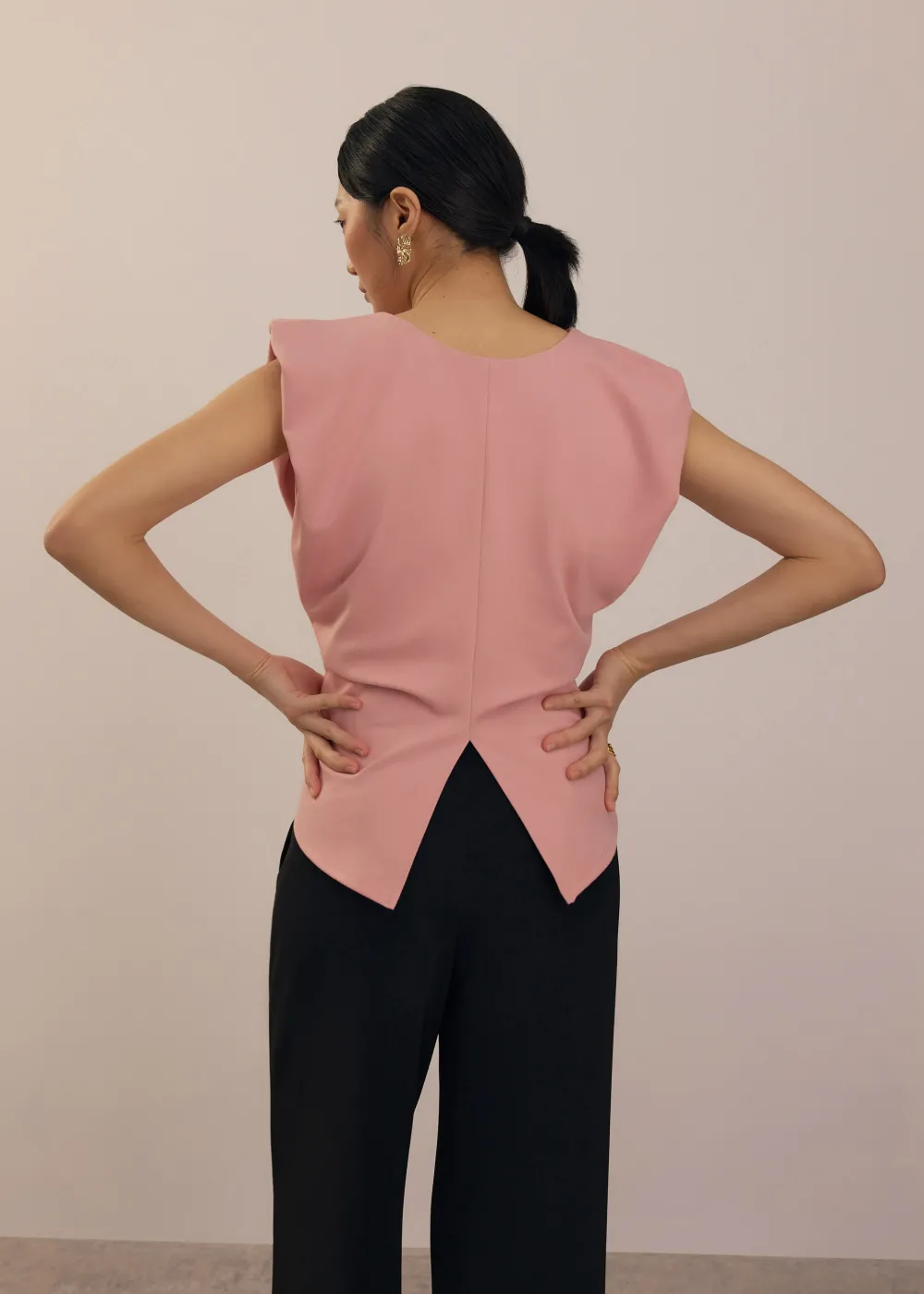 Love, Bonito Work|Tops*Jersey V-neck Top