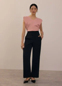 Love, Bonito Work|Tops*Jersey V-neck Top