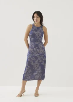 Love, Bonito Party Dresses|Party & Occasions*Kalani Satin Column Midi Dress in Opulent Florals