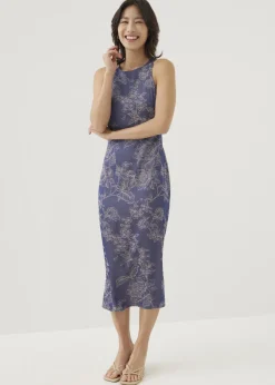 Love, Bonito Party Dresses|Party & Occasions*Kalani Satin Column Midi Dress in Opulent Florals