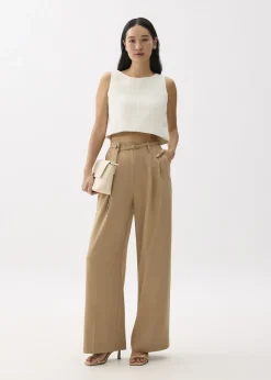 Love, Bonito Work Tops|Shell Tops*Kaori Tweed Crop Shell Top