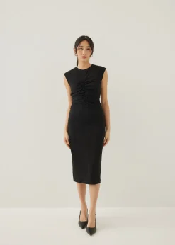 Love, Bonito Party Dresses|Party & Occasions*Karolin Shoulder Padded Column Midi Dress