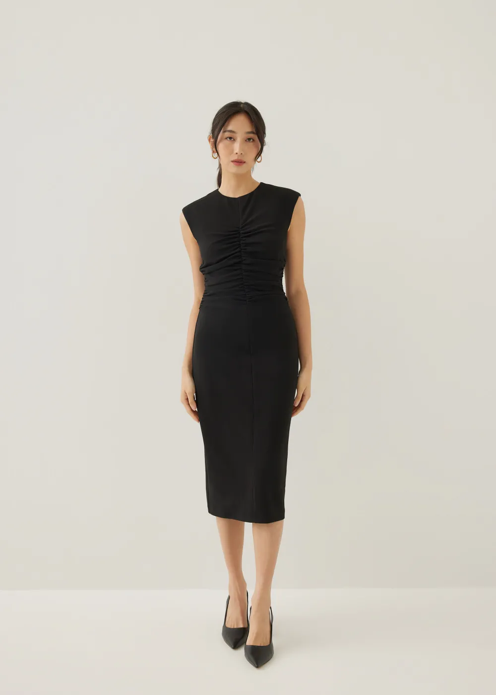 Love, Bonito Party Dresses|Party & Occasions*Karolin Shoulder Padded Column Midi Dress