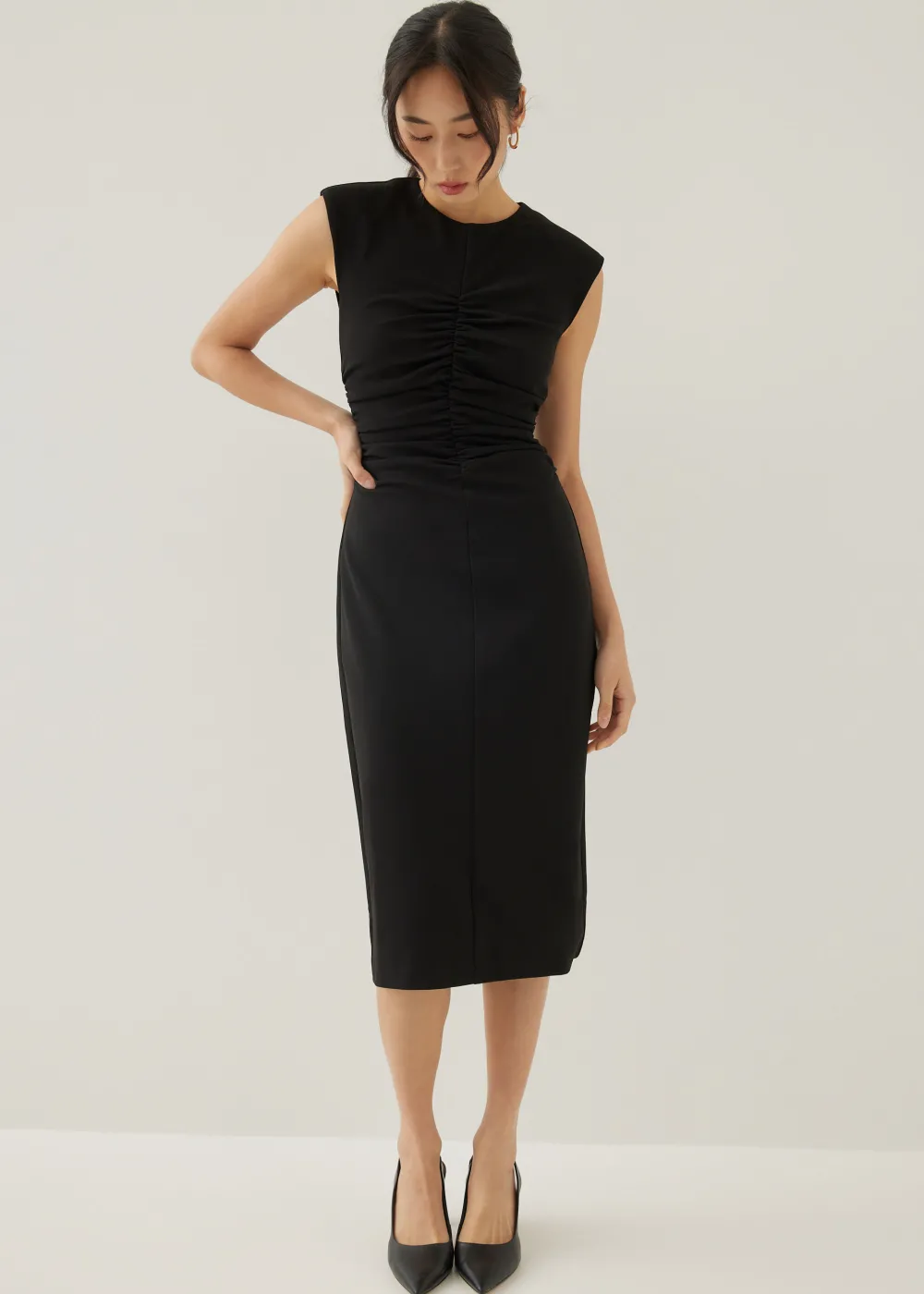 Love, Bonito Party Dresses|Party & Occasions*Karolin Shoulder Padded Column Midi Dress