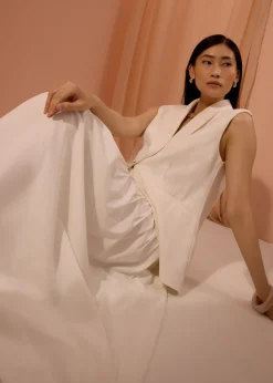 Love, Bonito Vacation|Skirts*Kate High Waist Pintuck Flare Maxi Skirt