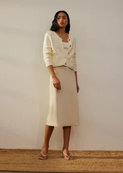 Love, Bonito Petite-Friendly|Weekend*Kiara Shoulder Padded Crop Knit Cardigan