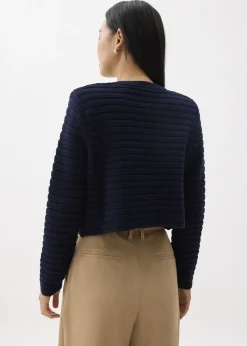 Love, Bonito Petite-Friendly|Weekend*Kiara Shoulder Padded Crop Knit Cardigan