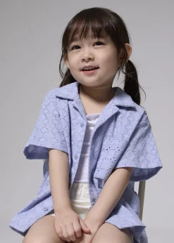 Kids Love, Bonito Blouses & Shirts|Kidswear*Kids' Broderie Relaxed Collared Shirt