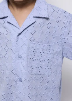 Kids Love, Bonito Blouses & Shirts|Kidswear*Kids' Broderie Relaxed Collared Shirt