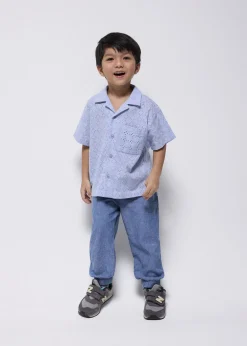Kids Love, Bonito Blouses & Shirts|Kidswear*Kids' Broderie Relaxed Collared Shirt