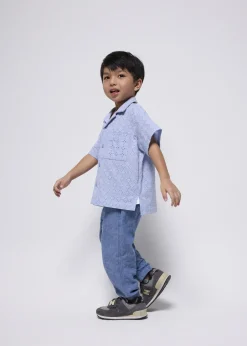 Kids Love, Bonito Blouses & Shirts|Kidswear*Kids' Broderie Relaxed Collared Shirt