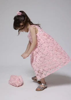 Kids Love, Bonito Petite-Friendly|Kidswear*Kids' Lace Straight Neck Fit & Flare Mini Dress