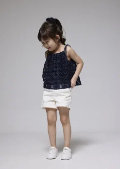 Kids Love, Bonito Weekend & Vacation Tops|Kidswear*Kids' Lace Trapeze Tie Shoulder Top