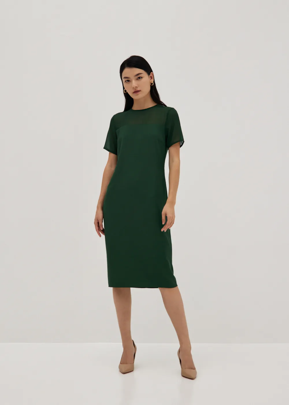 Love, Bonito Party Dresses|Party & Occasions*Kristen Round Neck Column Midi Dress