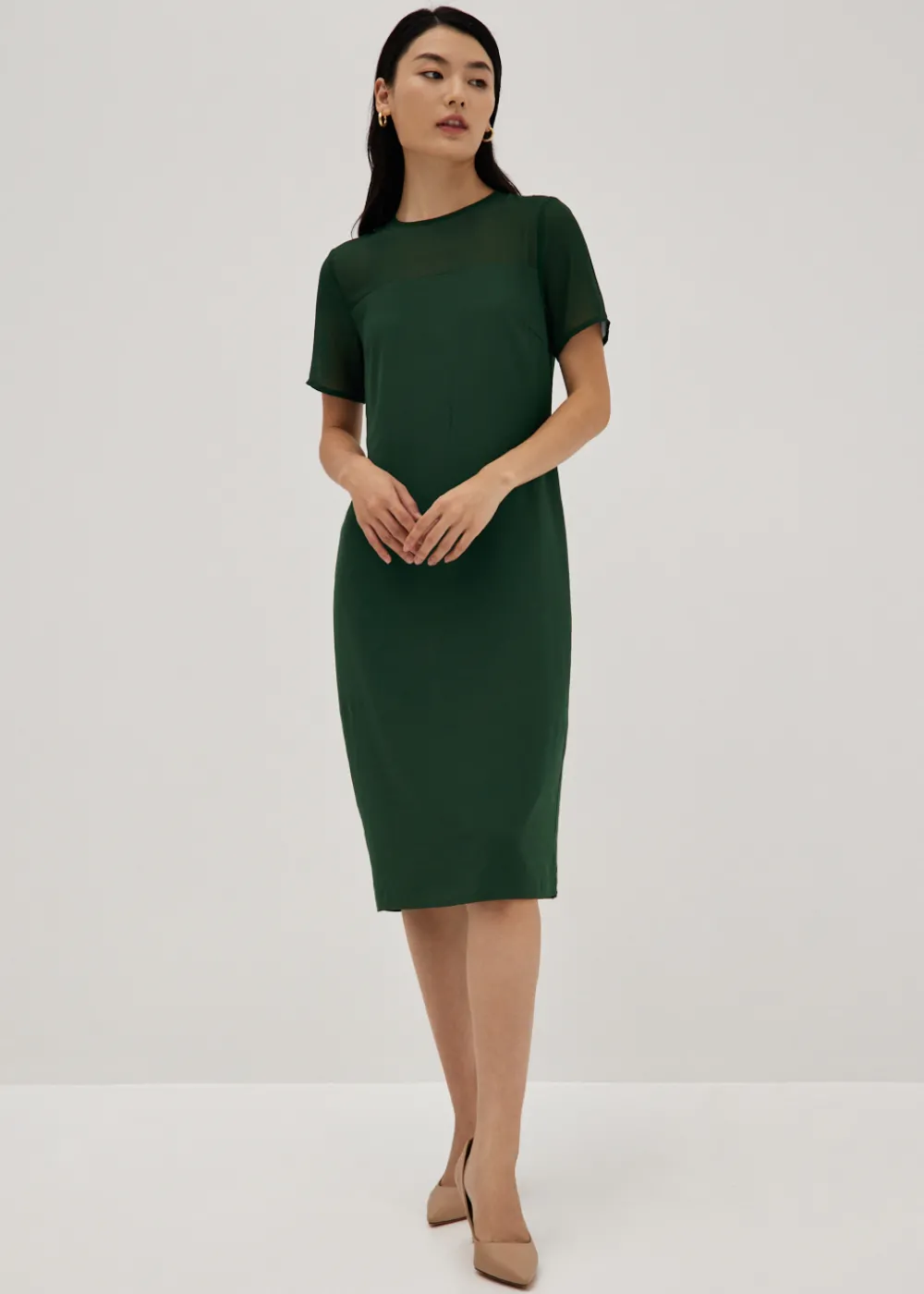 Love, Bonito Party Dresses|Party & Occasions*Kristen Round Neck Column Midi Dress
