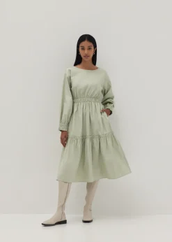 Love, Bonito Weekend Dresses|Weekend*Kyline Tiered Ruched Midi Dress