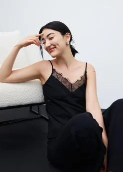 Love, Bonito Party Tops|Tanks & Camis*Lace Cut Out Camisole Top