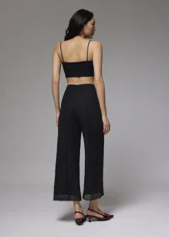 Love, Bonito Cropped & Ankle|Wide*Lace High Waist Wide Leg Culottes