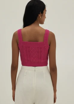 Love, Bonito Casual Tops|Tanks & Camis*Laila Cable Knit Tank