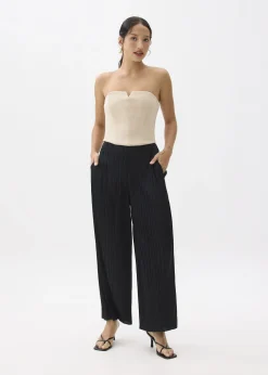 Love, Bonito Weekend & Vacation Pants|Work Pants*Leggy™ Anh Plissé Wide Leg Pants