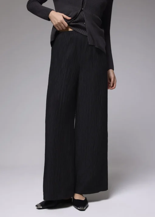 Love, Bonito Weekend & Vacation Pants|Leggy™*Leggy™ Crinkled High Waist Wide Leg Pants