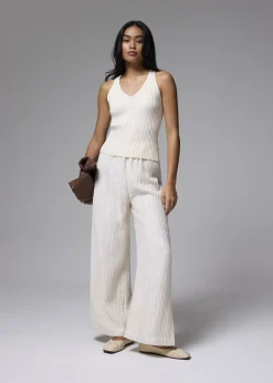 Love, Bonito Weekend & Vacation Pants|Leggy™*Leggy™ Crinkled High Waist Wide Leg Pants