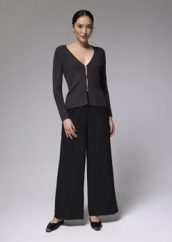 Love, Bonito Weekend & Vacation Pants|Leggy™*Leggy™ Crinkled High Waist Wide Leg Pants