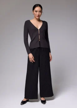 Love, Bonito Weekend & Vacation Pants|Leggy™*Leggy™ Crinkled High Waist Wide Leg Pants