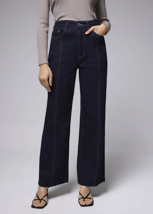Love, Bonito Weekend & Vacation Pants|Casual Pants*Leggy™ Denim Pintuck Straight Leg Jeans