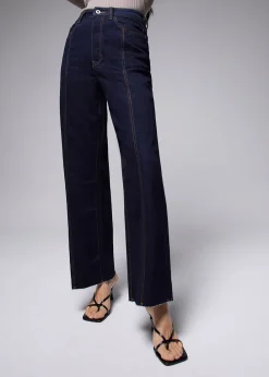 Love, Bonito Weekend & Vacation Pants|Casual Pants*Leggy™ Denim Pintuck Straight Leg Jeans